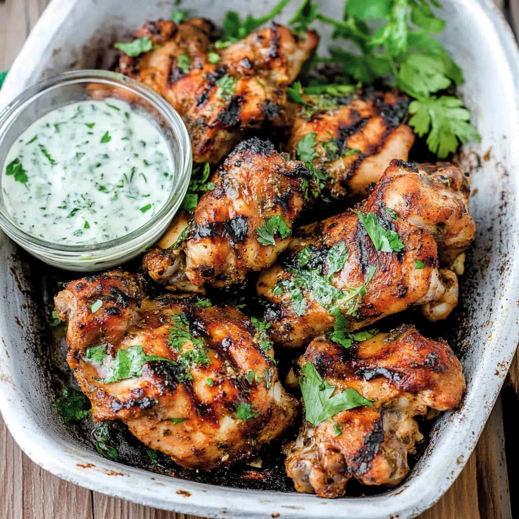 Mediterranean Grilled Chicken Thighs