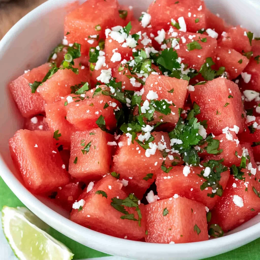 Mexican Watermelon Salad