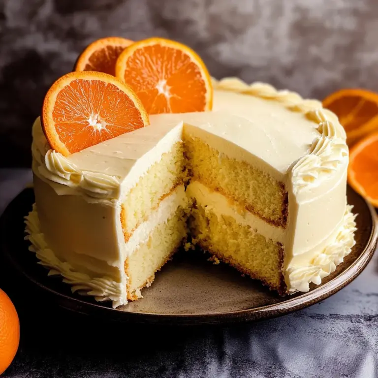 Orange Cream Cake