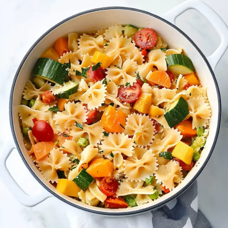 QUICK N' HEALTHY VEGGIE PASTA SALAD