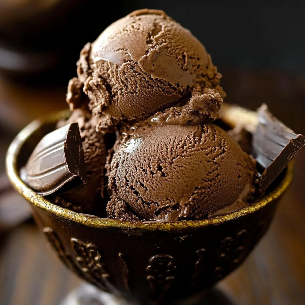 Rich Ganache Chocolate Ice Cream