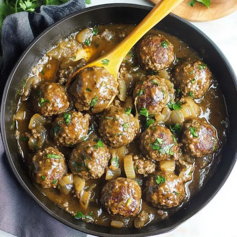Salisbury Steak Meatballs