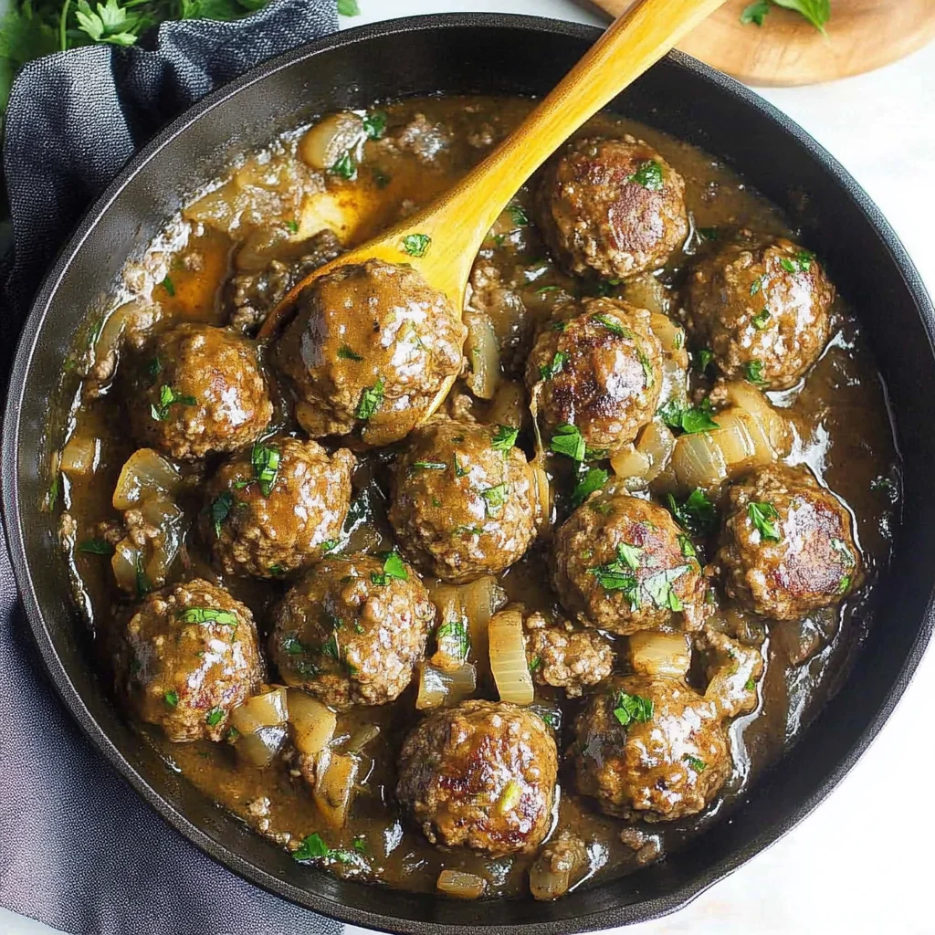 Salisbury Steak Meatballs