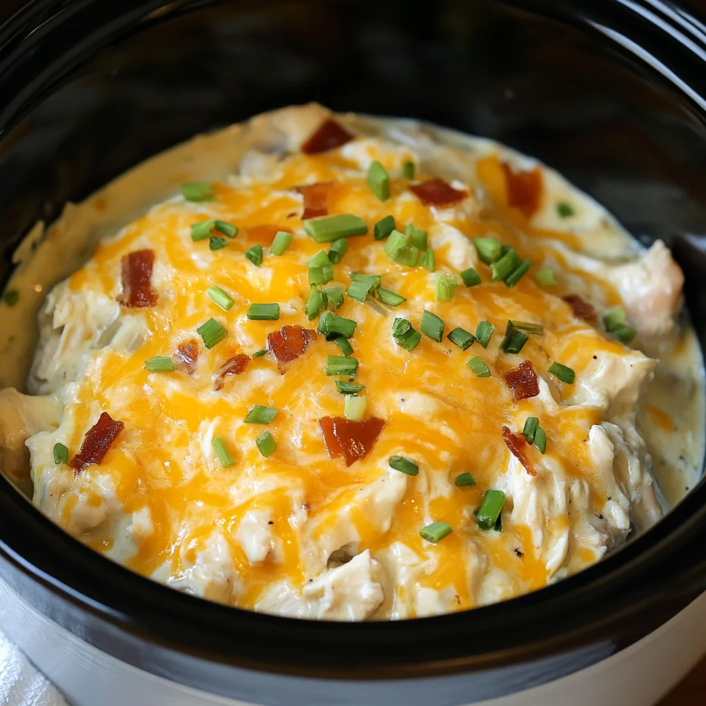 Slow Cooker Cream Cheese Chicken