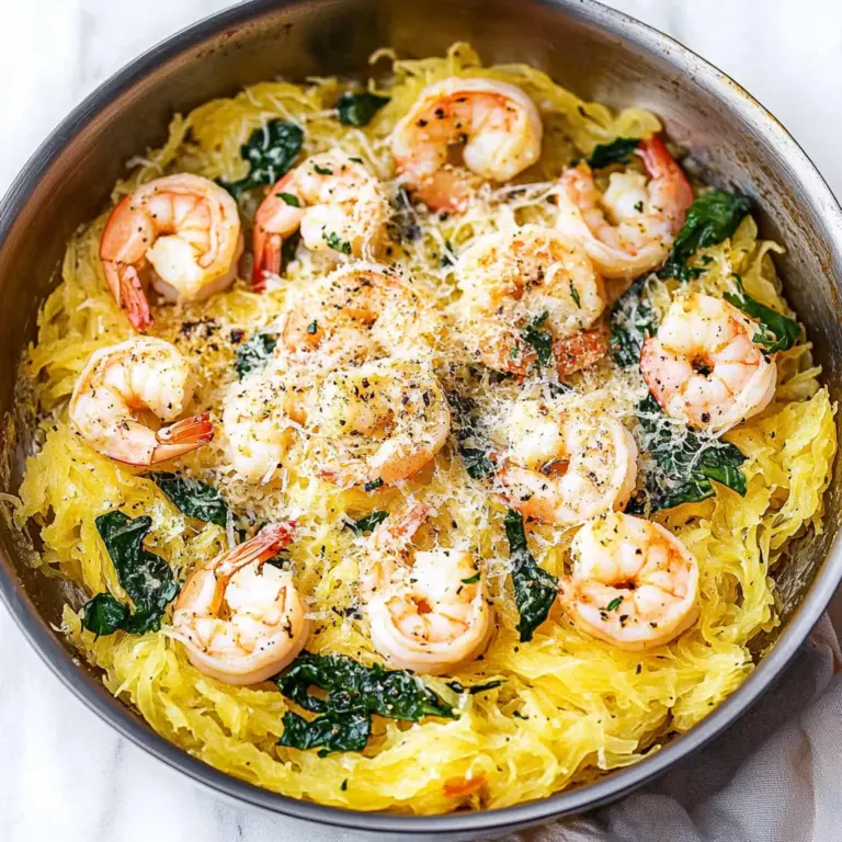 Spaghetti Squash Shrimp Scampi Recipe