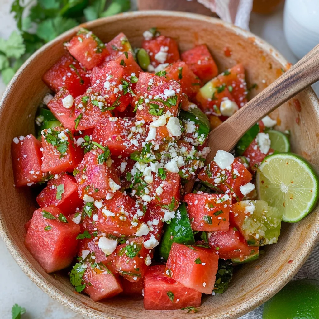 Spicy Watermelon Salad