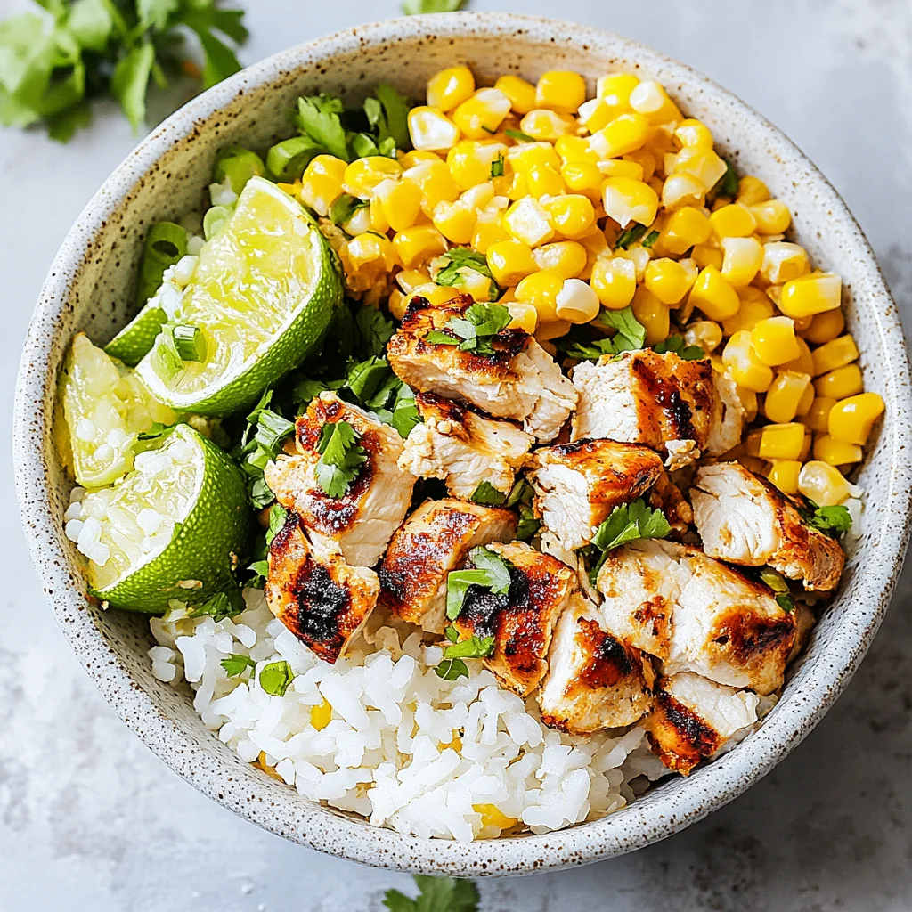 Street Corn Chicken Rice Bowl Recipe