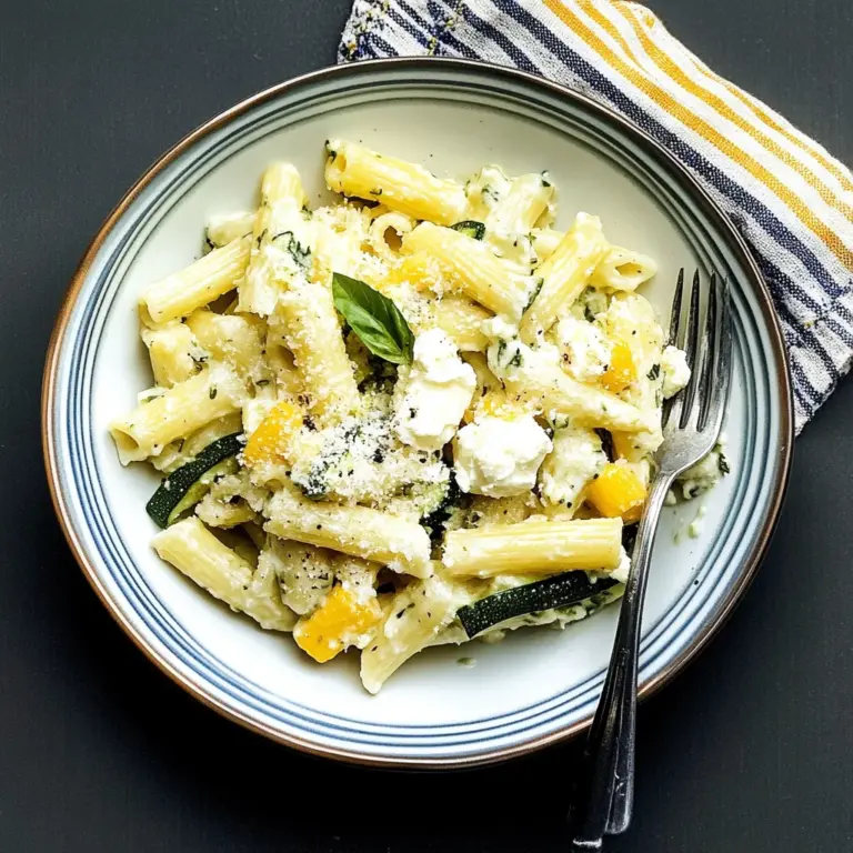 Summer Pasta With Zucchini, Ricotta and Basil