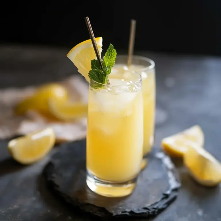 Vanilla Sky lemon juice Cocktail