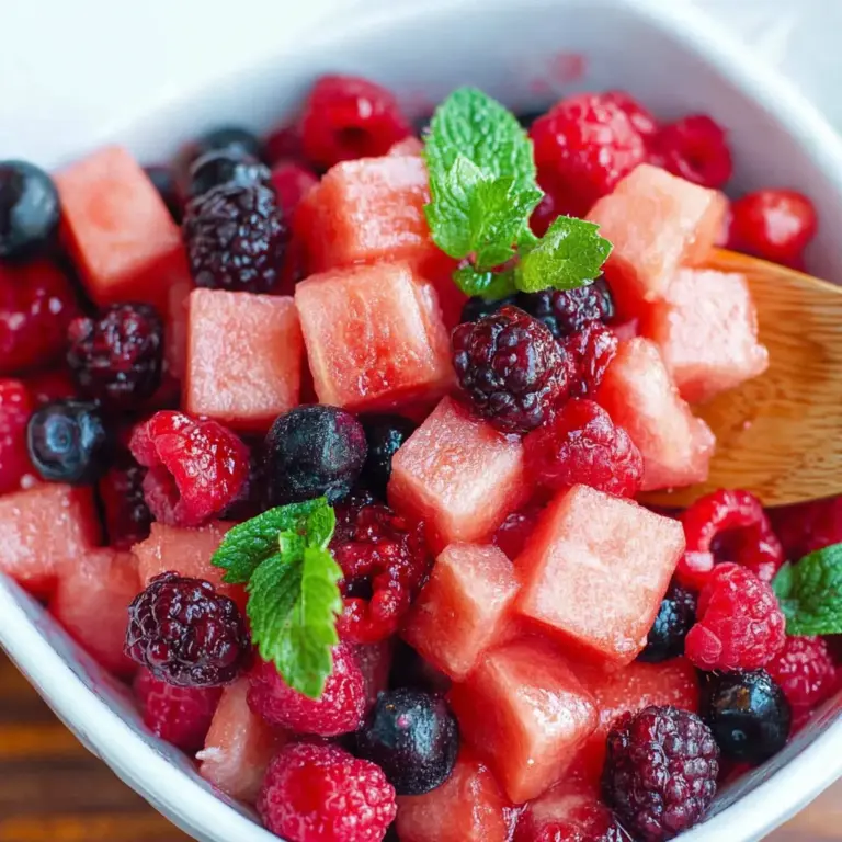 Watermelon Berry Fruit Salad