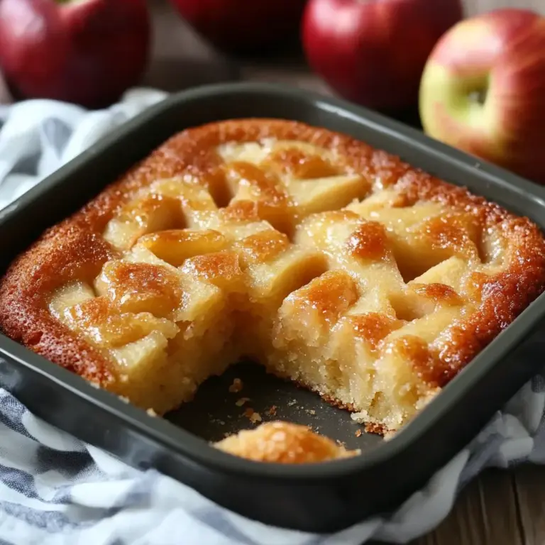 3 Ingredient Apple Cake