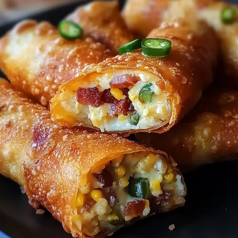 Bacon Jalapeño Eggrolls