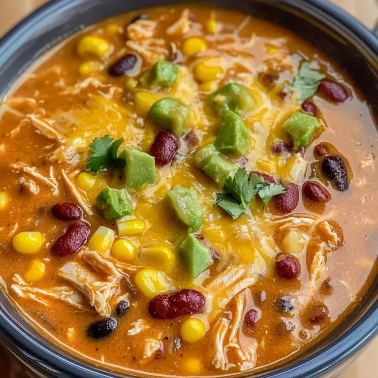 Creamy Chicken Enchilada Soup