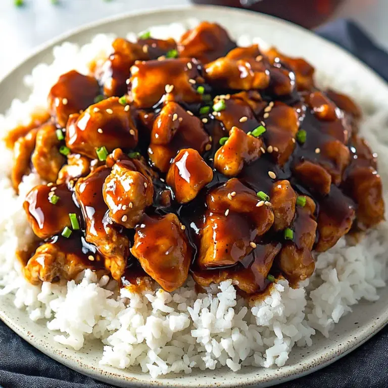 Easy Bourbon Chicken