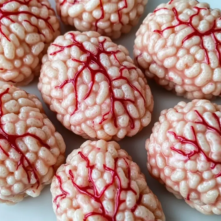 Marshmallow Rice Bubbles Halloween Brains