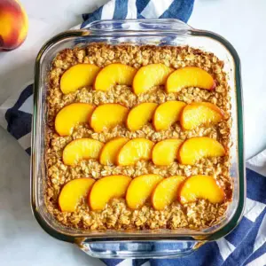 Peach Baked Oatmeal