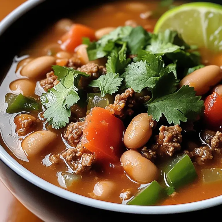 Pinto Beans Green Chile And Beef Soup