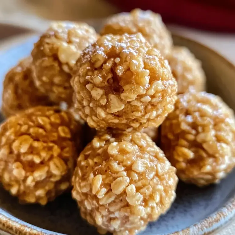 Rice Crispy Peanut Butter Balls