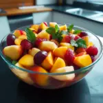 Summer Peach Fruit Salad