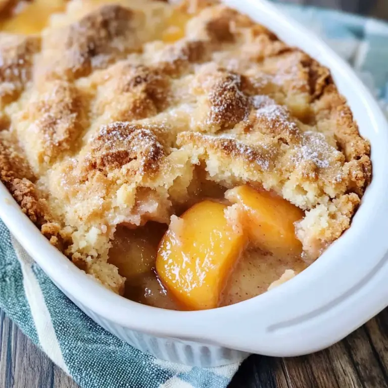 The Best Southern Peach Cobbler Recipe