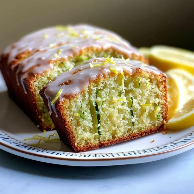 Ultra Moist Lemon Zucchini Bread Lemon Glaze: 1 Secret for Amazing Flavor
