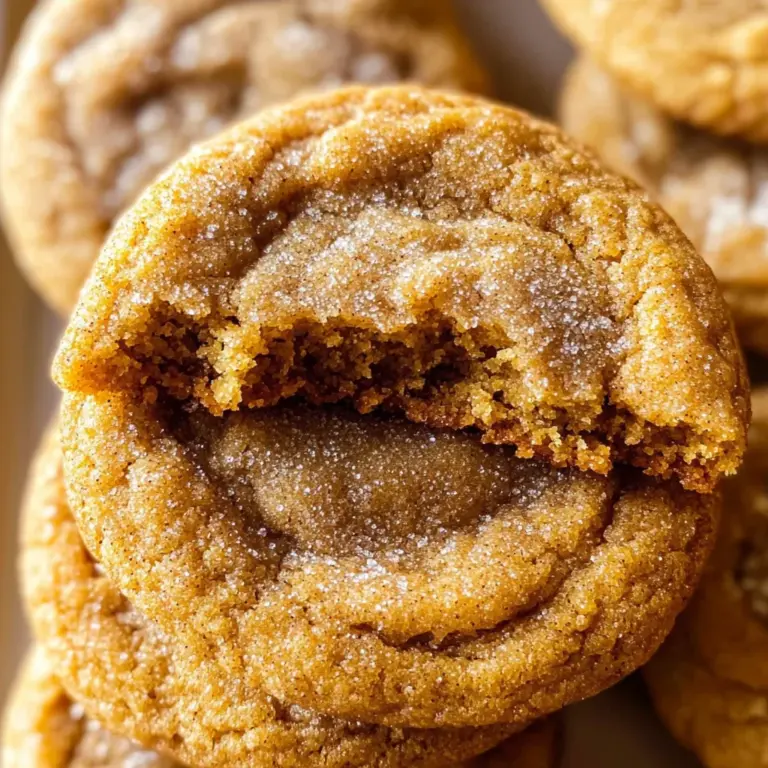 Chewy Pumpkin Snickerdoodle Cookies