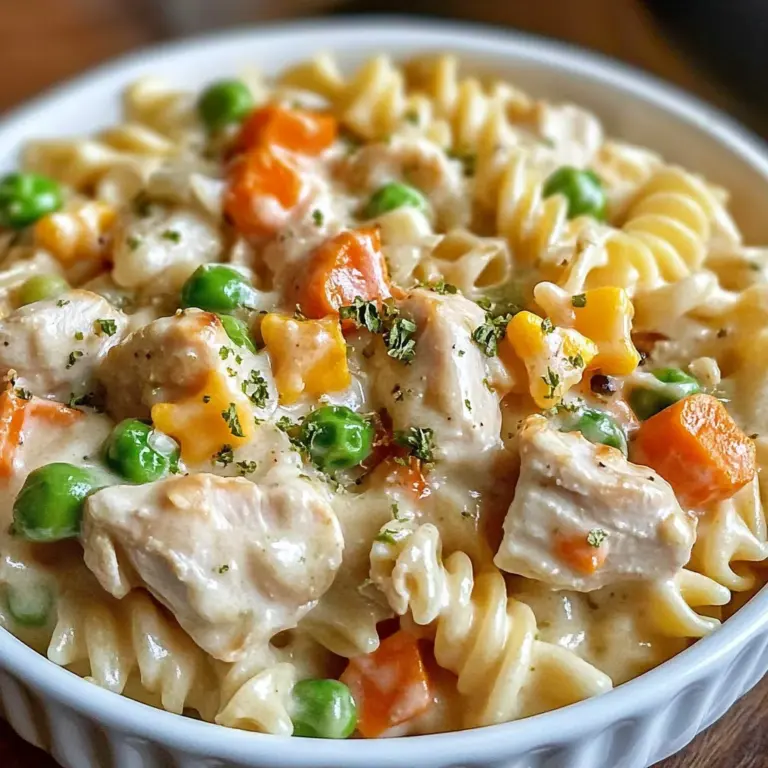 Chicken Pot Pie Pasta Recipe