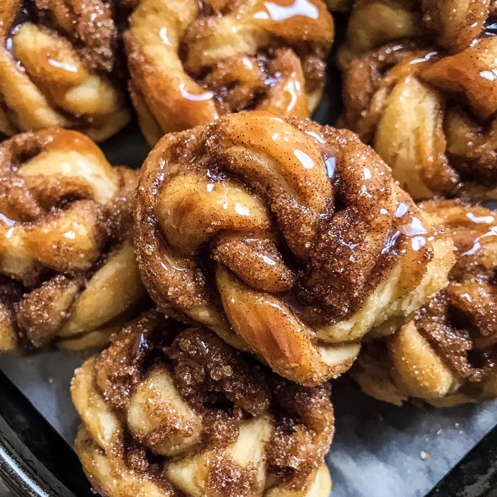 Easiest Cinnamon Crunch Knots
