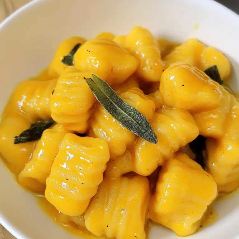 Easy Pumpkin Gnocchi