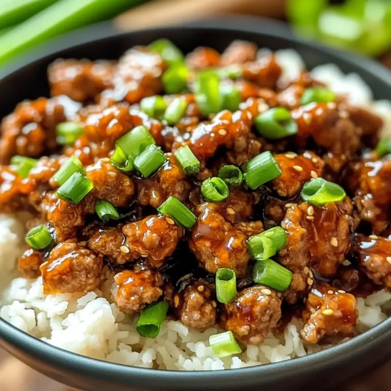 Honey Garlic Ground Turkey Recipe