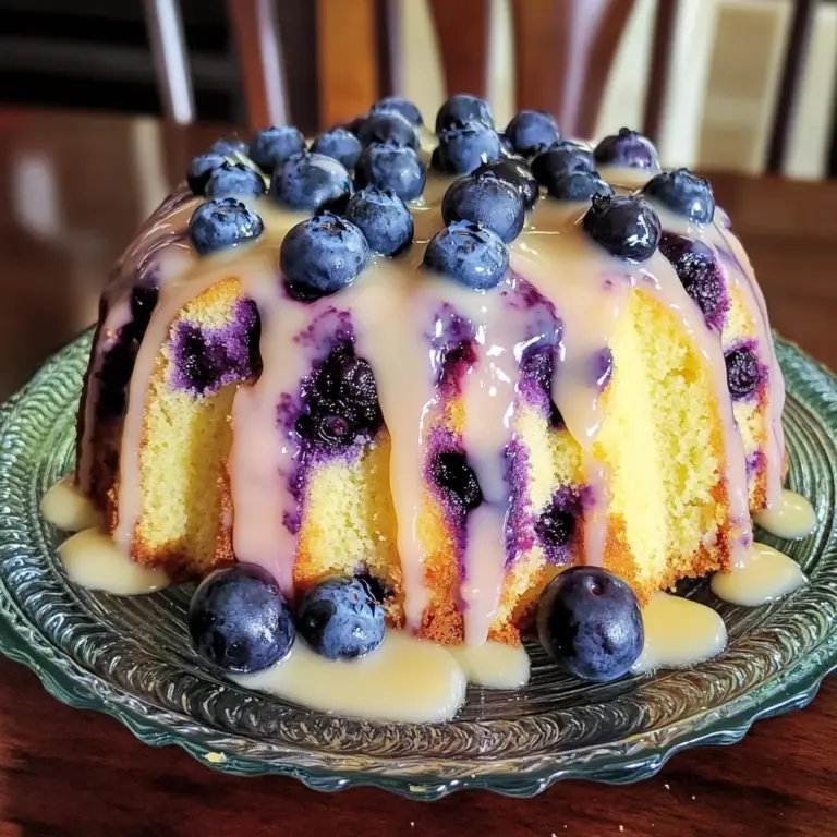 Lemon Blueberry Pound Cake