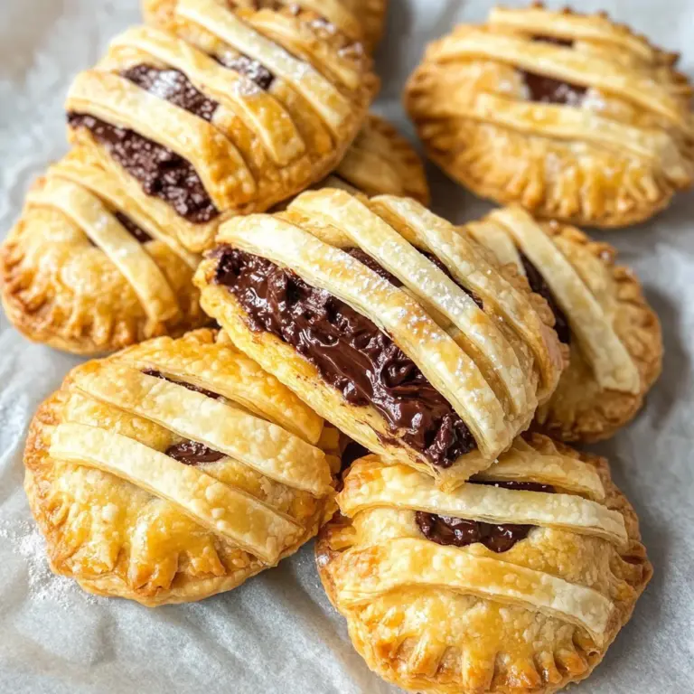 Nutella Mummy Hand Pies