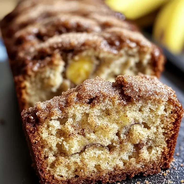 Snickerdoodle Banana Bread Recipe