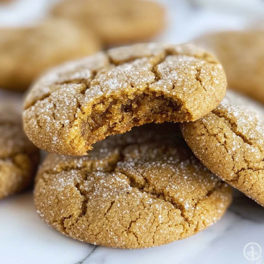 Soft and Chewy Pumpkin Molasses Cookies
