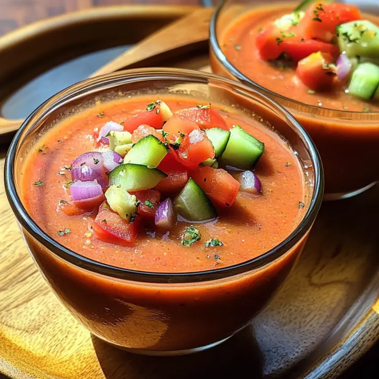 Spanish gazpacho recipe