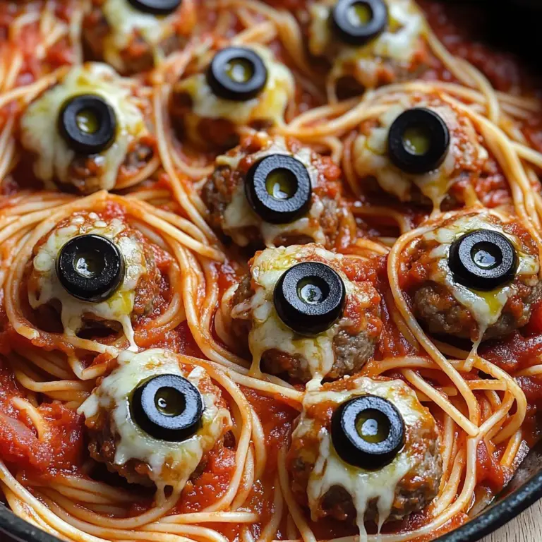 Spooky Spaghetti & Eyeballs