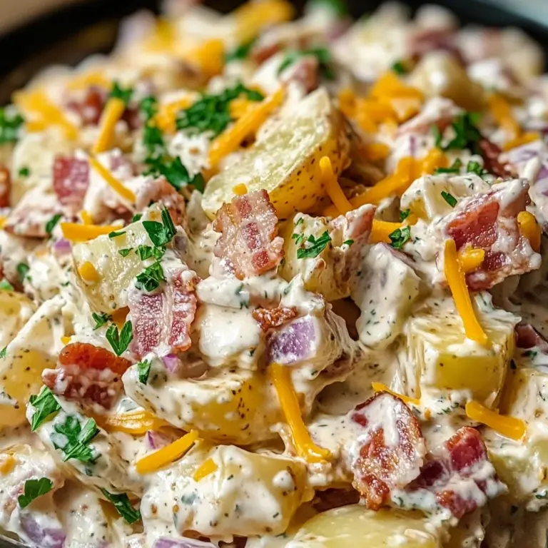 Steakhouse Potato Salad: A Creamy, Flavor-Packed Side Dish