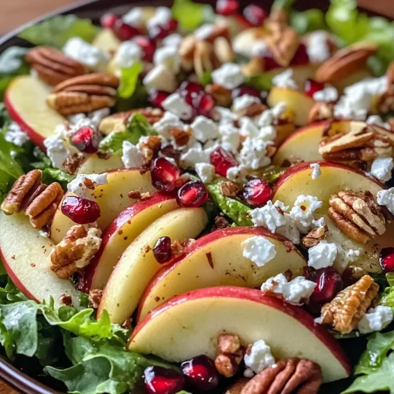 Autumn Harvest Honeycrisp Apple and Feta Salad