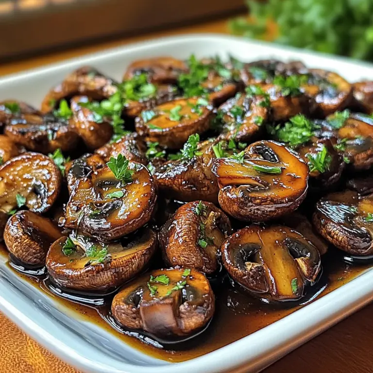 Balsamic Roasted Mushrooms