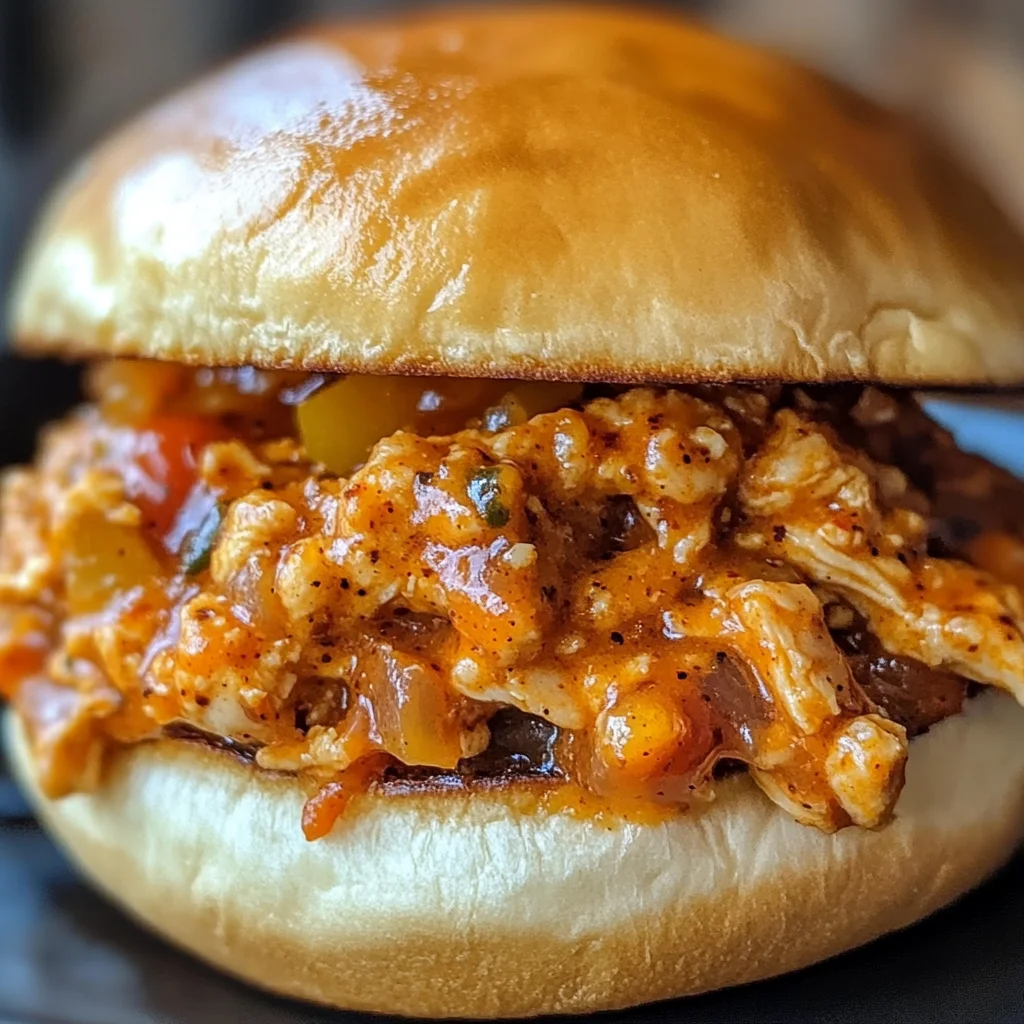 Cajun Chicken Sloppy Joes