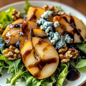 Caramelized Pear and Blue Cheese Salad: A Sweet and Savory Delight