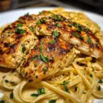 Creamy Cajun Three-Cheese Chicken Linguine
