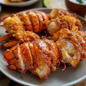 Crispy Deep Fried Lobster Tails