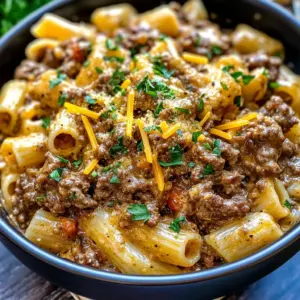 Decadent Beef and Pasta in Creamy Garlic Alfredo