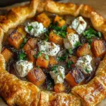 Golden Butternut Squash and Goat Cheese Galettes
