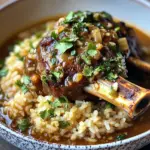 Lemongrass-Ginger Lamb Shank with Coconut Rice
