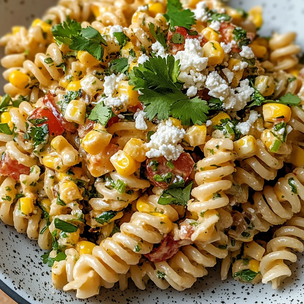 Mexican Street Corn Pasta Salad Recipe