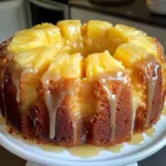 Pineapple Pound Cake with Pineapple Glaze