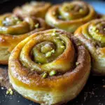 Pistachio Butter Cinnamon Rolls