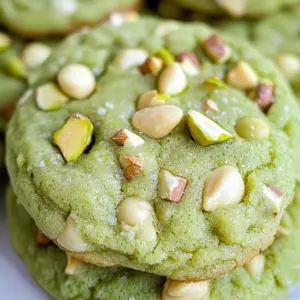 Pistachio Pudding Cookies